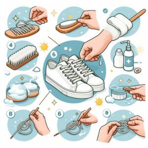 How to Clean White Shoe Laces